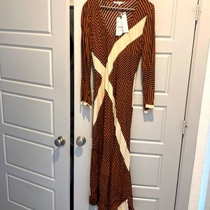 NWT size XL Zara maxi graphic print dress